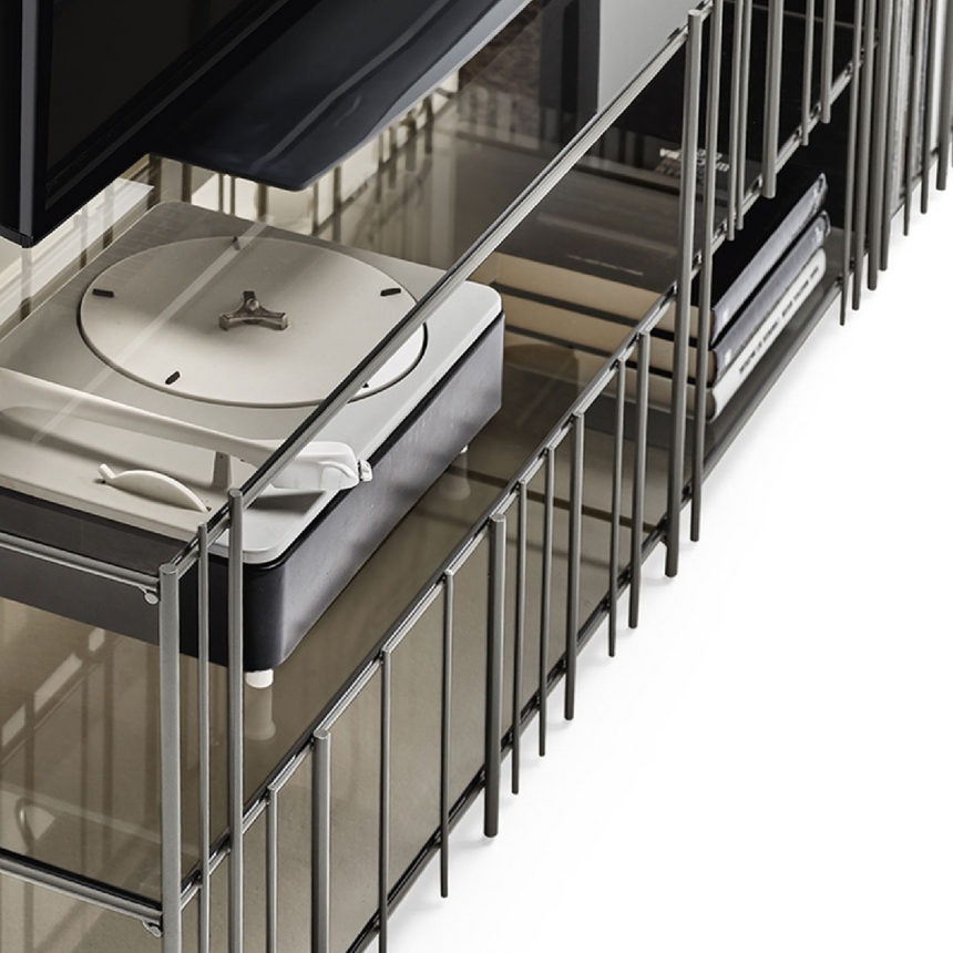 Metal Rods TV Unit | Mogg Metrica | Italianfurniture.com