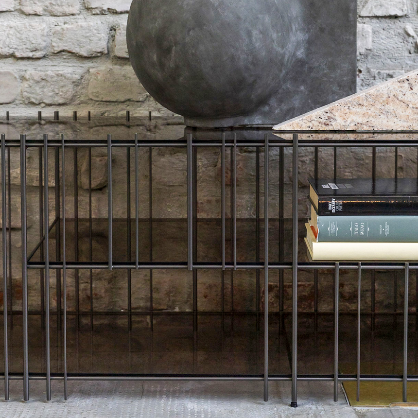 Metal Rods TV Unit | Mogg Metrica | Italianfurniture.com