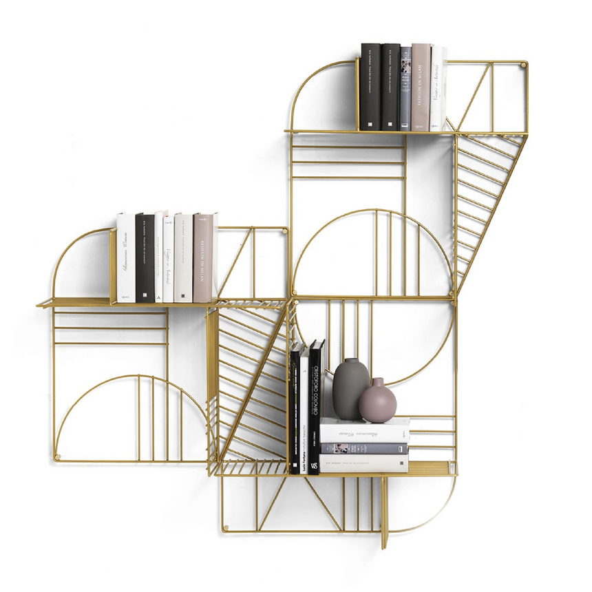 Metal Lines Wall Shelf | Mogg Musa | Italianfurniture.com