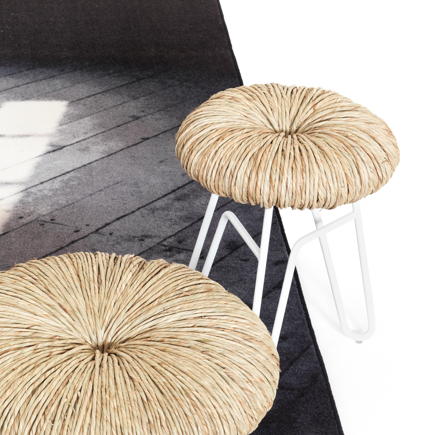 Printed Wool Blend Rug 6'7" x 10' | Mogg Noon | Italianfurniture.com