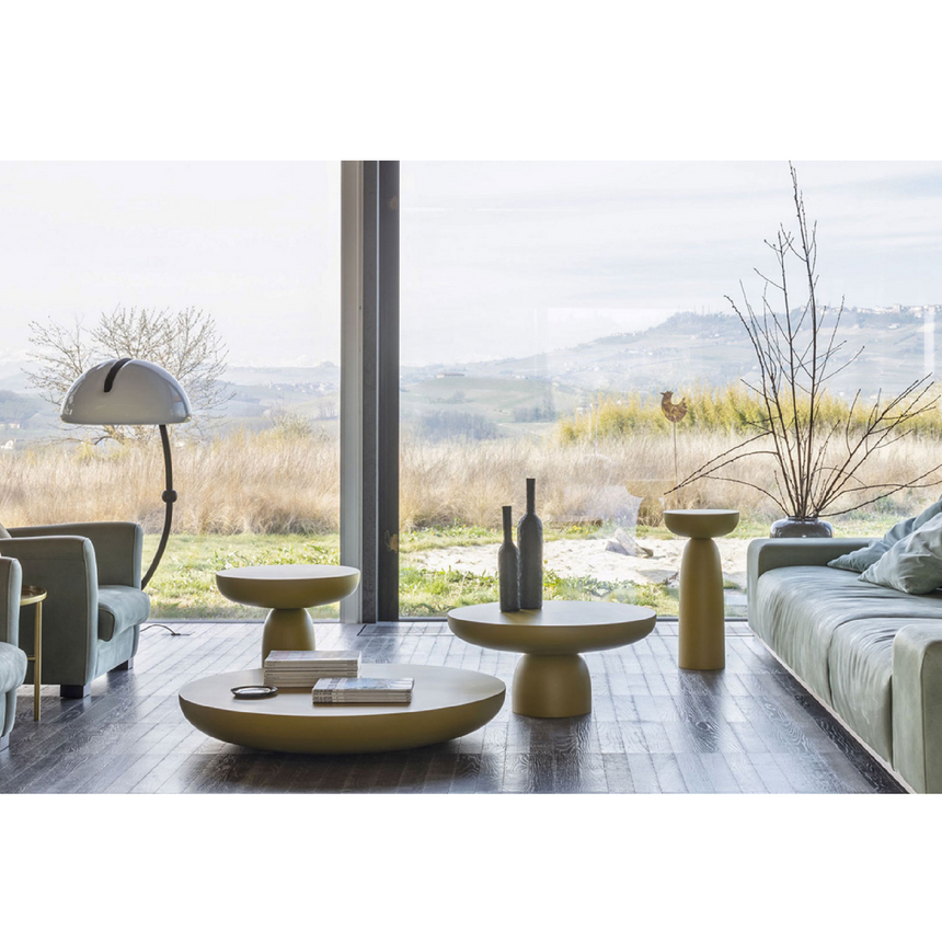 Round Wooden Side Table | Mogg Olo | Mogg Olo | Italianfurniture.com