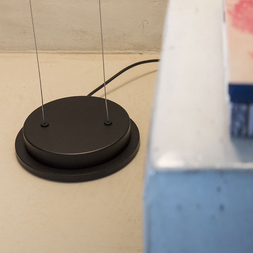 White Sphere Ceiling Floor Lamp | Mogg Orbit | Italianfurniture.com