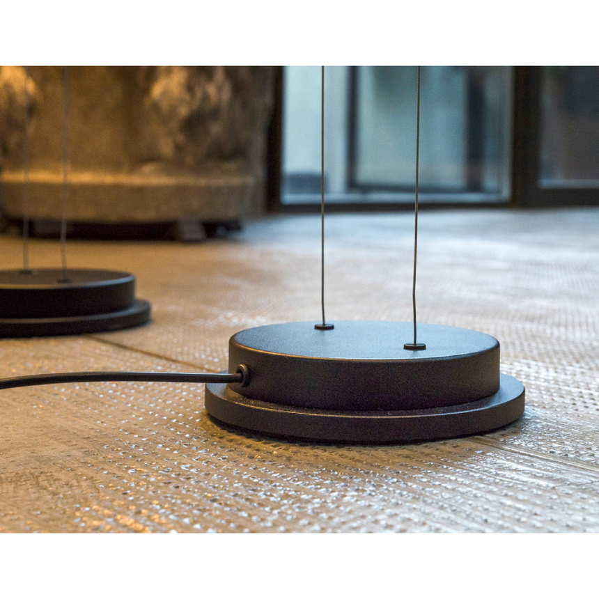 White Sphere Ceiling Floor Lamp | Mogg Orbit | Italianfurniture.com