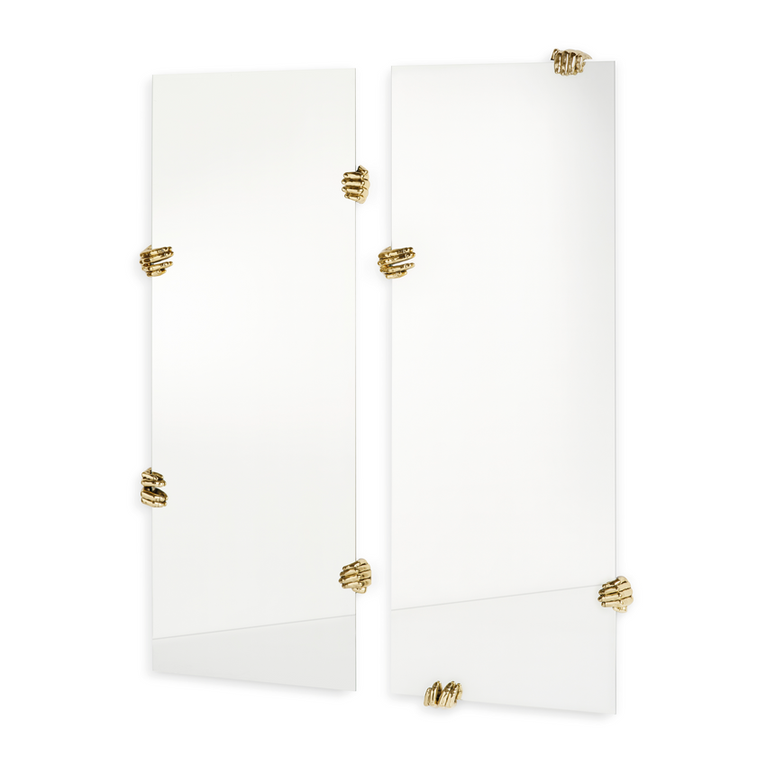 Gold Hand Wall Mirror | Mogg Selfie | Italianfurniture.com