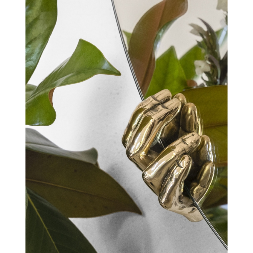 Gold Hand Wall Mirror | Mogg Selfie | Italianfurniture.com