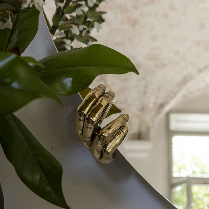 Gold Hand Wall Mirror | Mogg Selfie | Italianfurniture.com