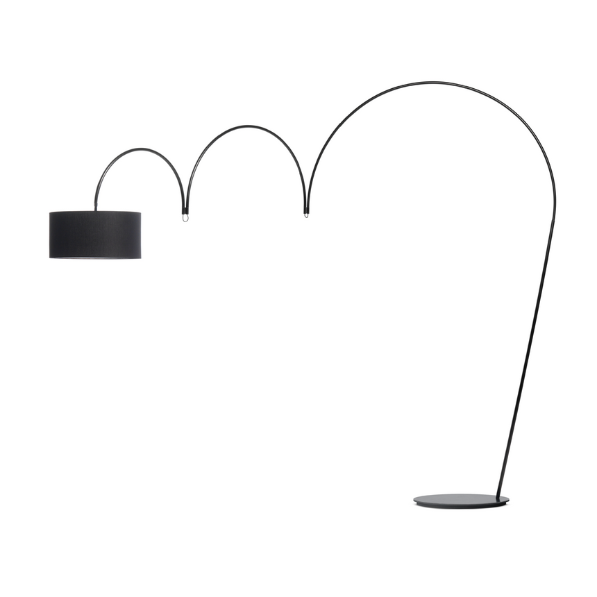 Black Metal Directional Floor Lamp | Mogg Sott'archi