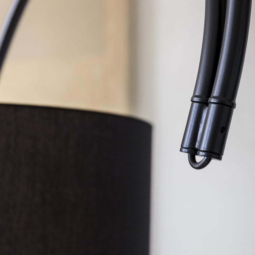 Black Metal Directional Floor Lamp | Mogg Sott'archi | Italianfurniture.com