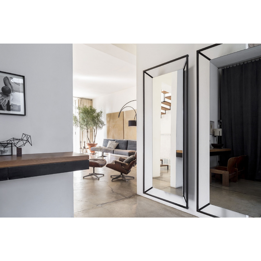 Iron-Framed Wall Mirror Mogg Timeless | Italianfurniture.com