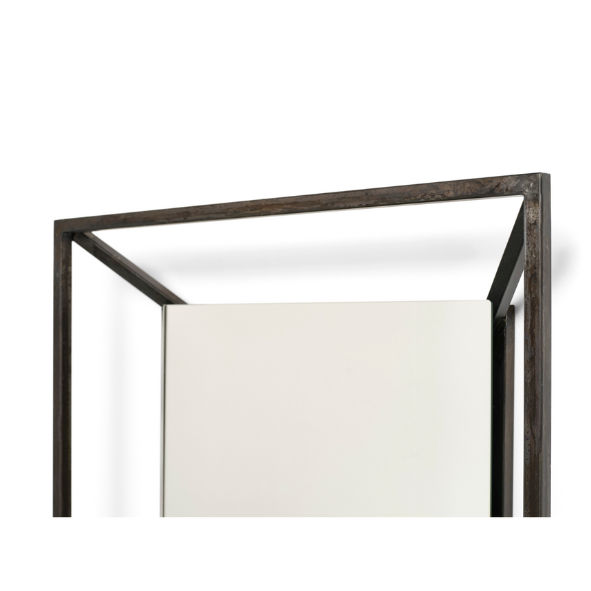 Iron-Framed Wall Mirror Mogg Timeless | Italianfurniture.com