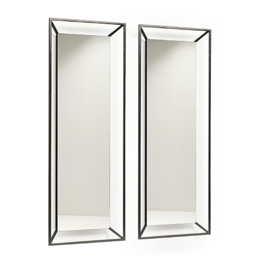 Iron-Framed Wall Mirror Mogg Timeless | Italianfurniture.com