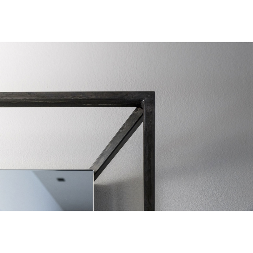 Iron-Framed Wall Mirror Mogg Timeless | Italianfurniture.com