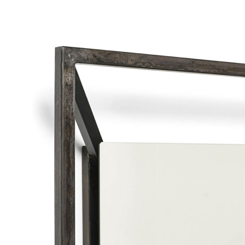 Iron-Framed Wall Mirror Mogg Timeless | Italianfurniture.com
