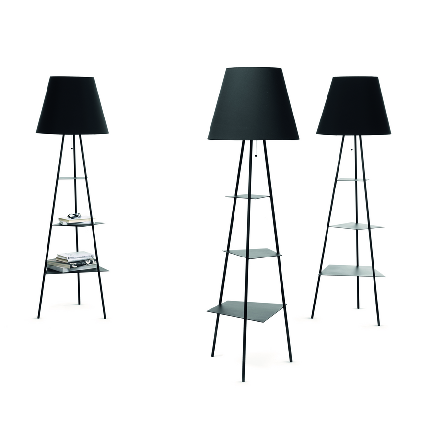 Shelves Conical Floor Lamp | Mogg Tri.Be.Ca | italianfurniture.com