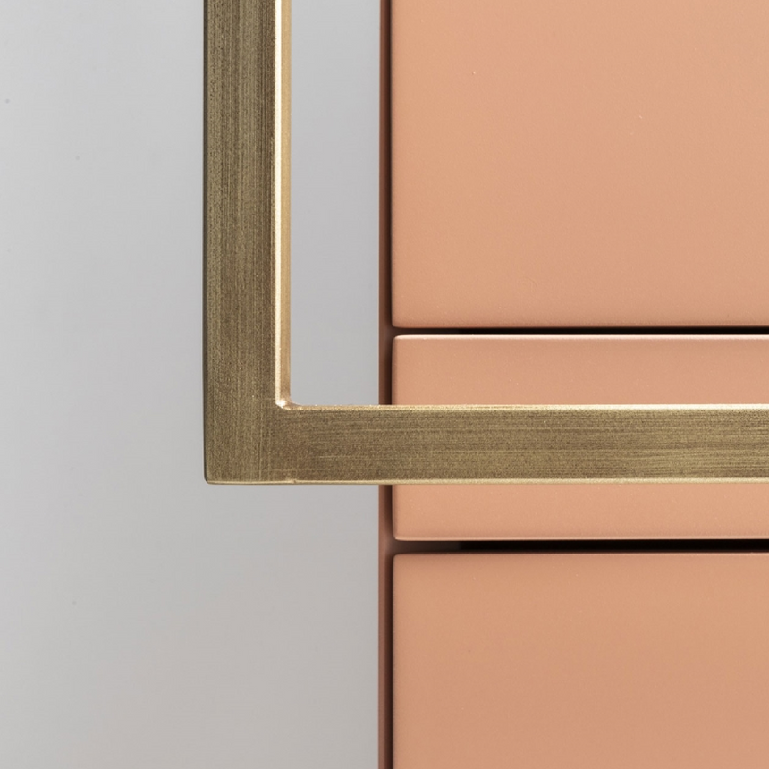 Metal-Framed Contemporary Pillar Storage | Mogg Zoom| ItalianFurniture.com