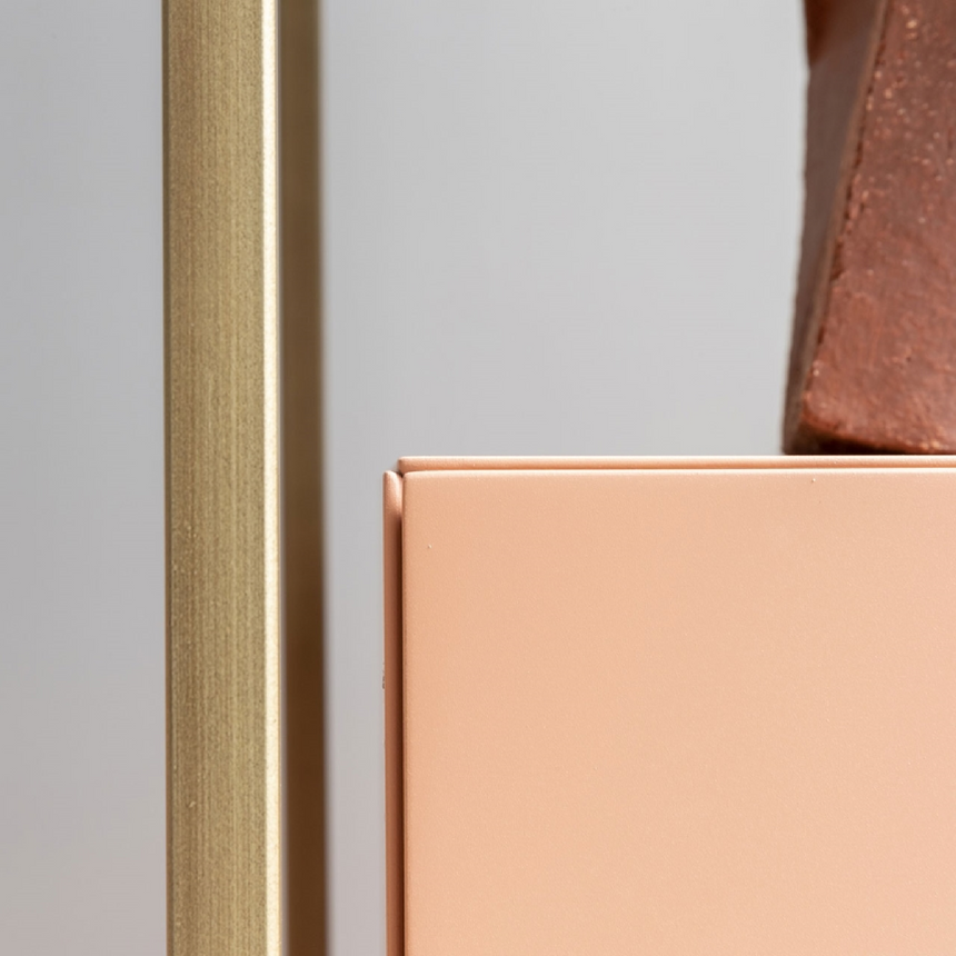 Metal-Framed Contemporary Pillar Storage | Mogg Zoom| ItalianFurniture.com