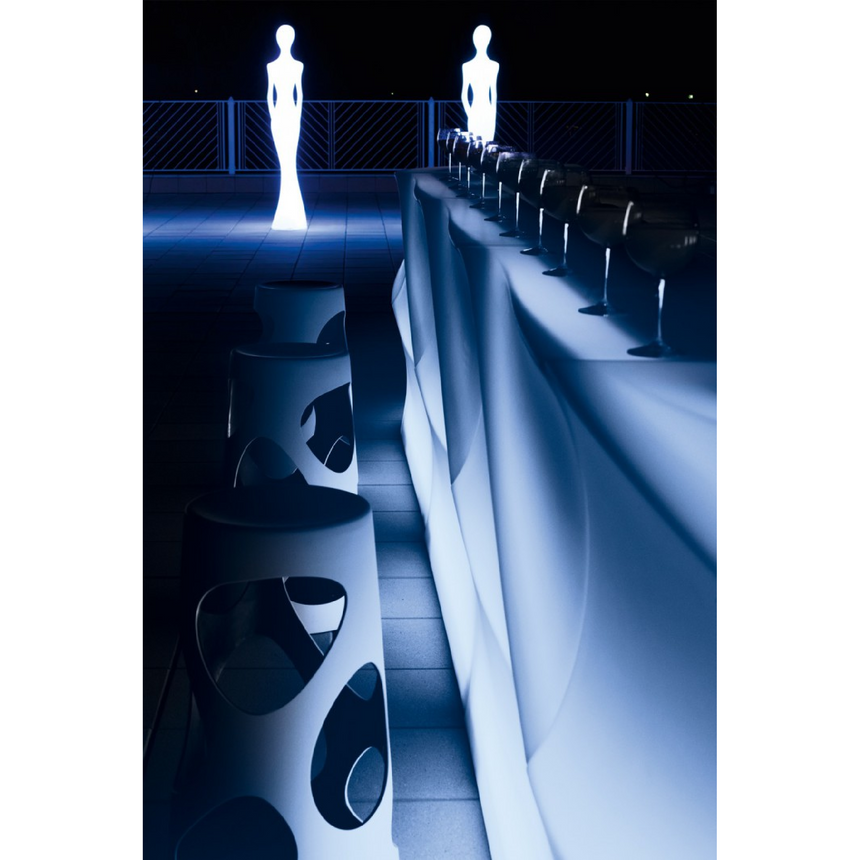 White Stackable Outdoor Stool | Myyour Liberty | Italianfurniture.com