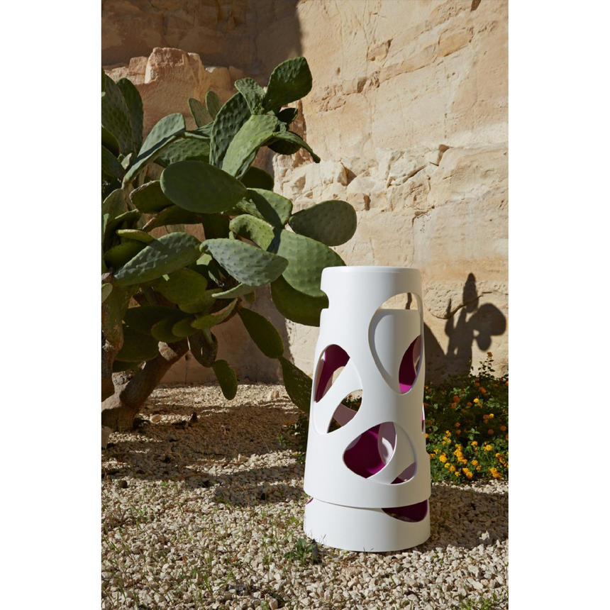 White Stackable Outdoor Stool | Myyour Liberty | Italianfurniture.com