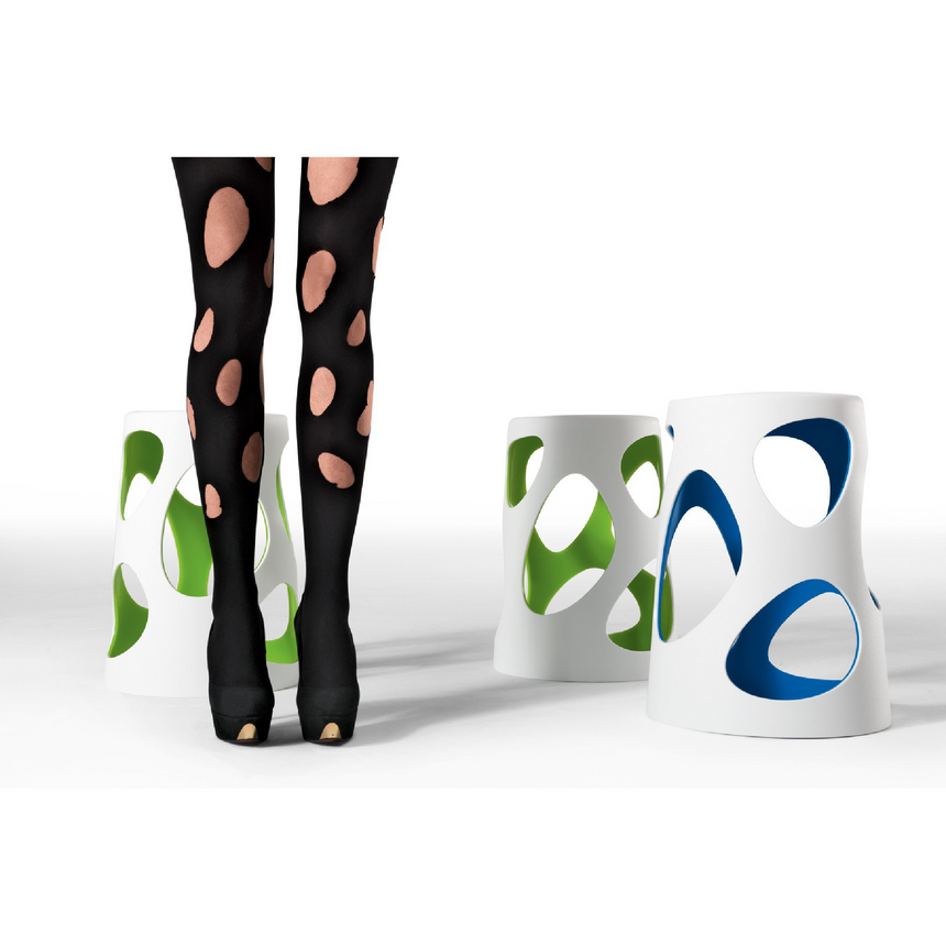 White Stackable Outdoor Stool | Myyour Liberty | Italianfurniture.com