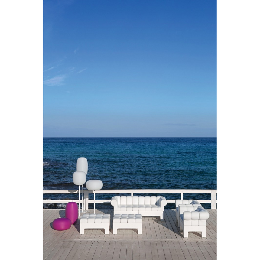 Cushioned Outdoor Pouf | Myyour Modi | Italianfurniture.com