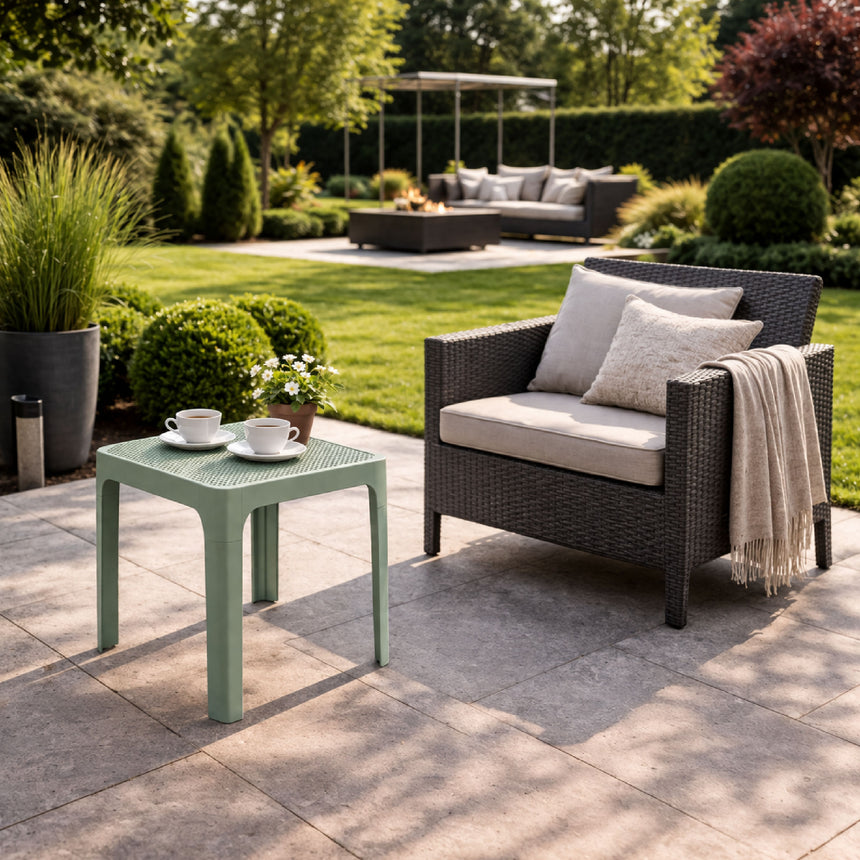 Outdoor Perforated Square Coffee Table | Nardi Net