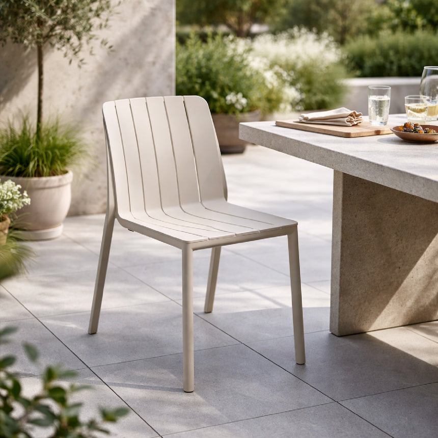 Slatted Outdoor Monobloc Chair | Nardi Tiberina | Italianfurniture.com