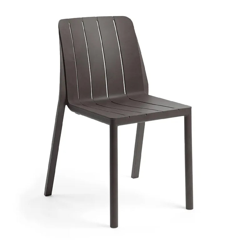 Regenerated Terra-Colored Outdoor Chair | Nardi Tiberina | Italianfurniture.com