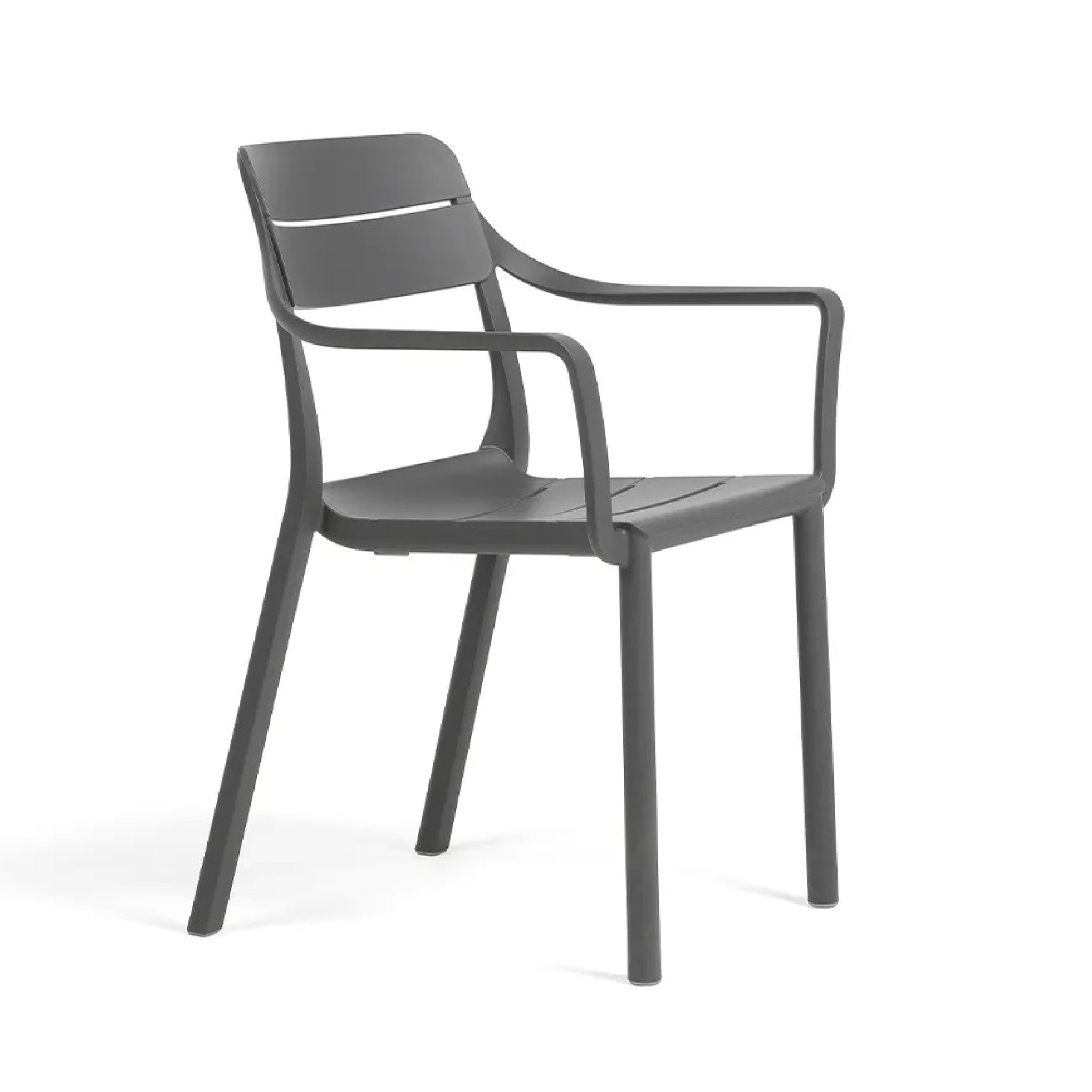 Regenerated Fiberglass Outdoor Dining Armchair | Nardi | Italian
