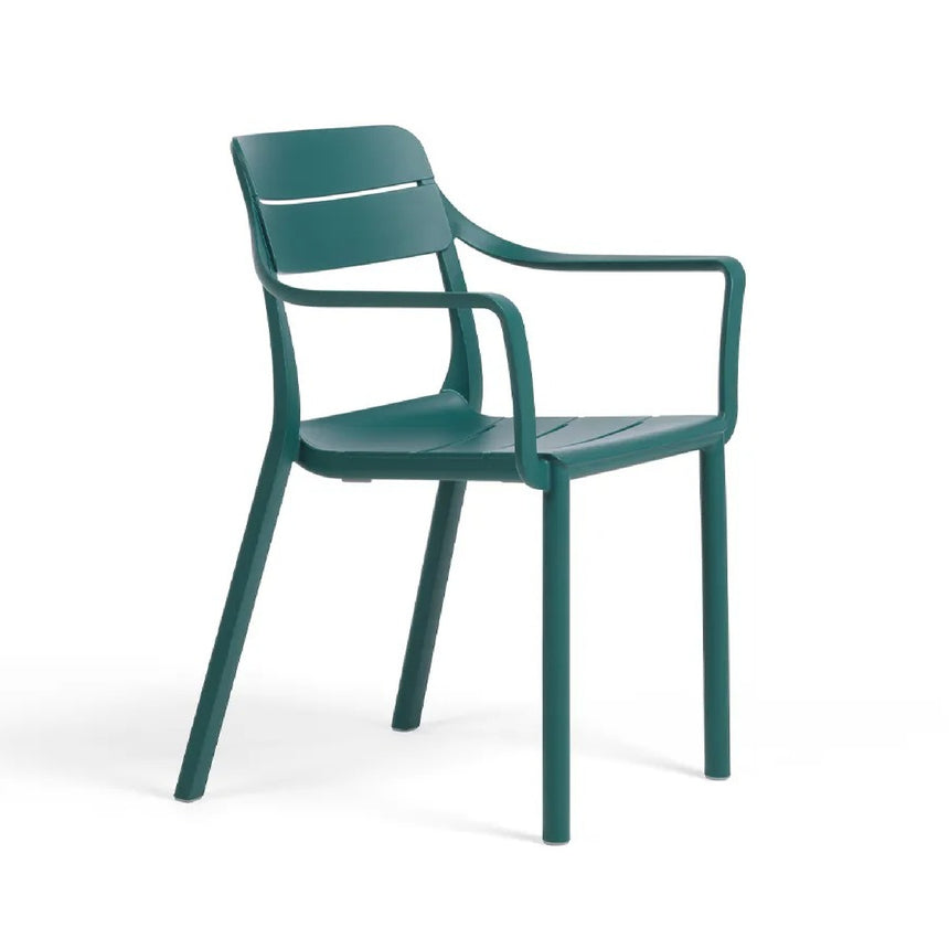 Fiberglass Monobloc Outdoor Dining Armchair | Nardi Cassia