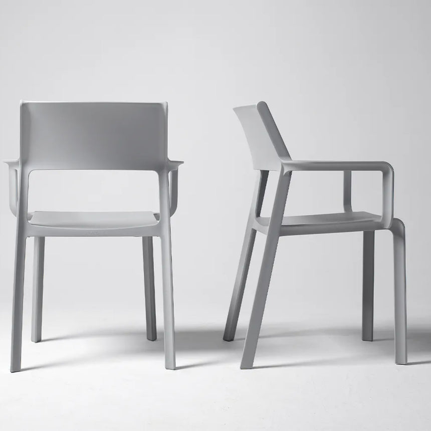 Open-back Outdoor Dining Armchair | Nardi Trill
