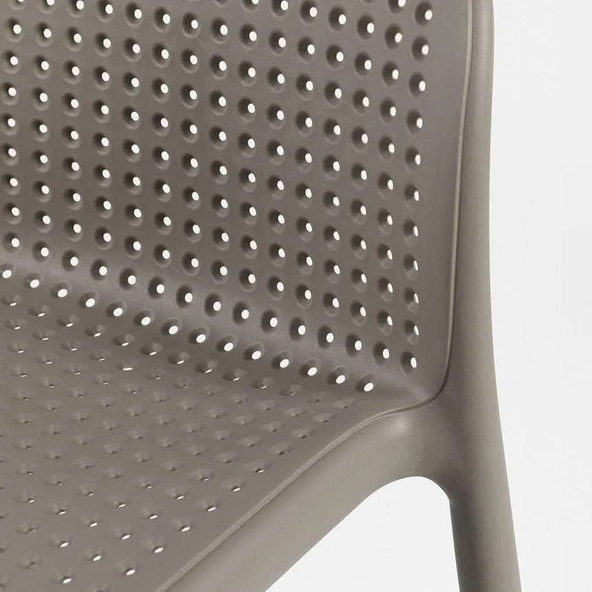 Outdoor Perforated Stackable Bar Stool | Nardi Lido