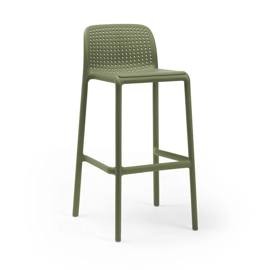 Outdoor Perforated Stackable Bar Stool | Nardi Lido