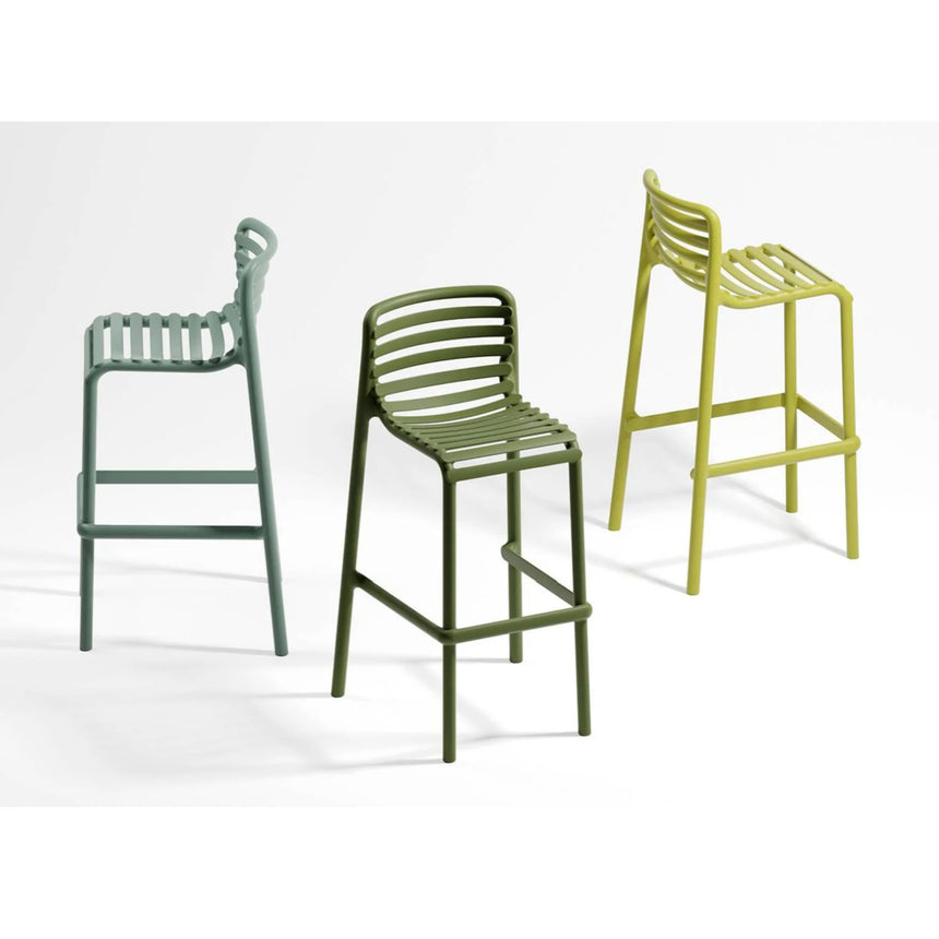 Slatted Outdoor Bar Stool | Nardi Doga