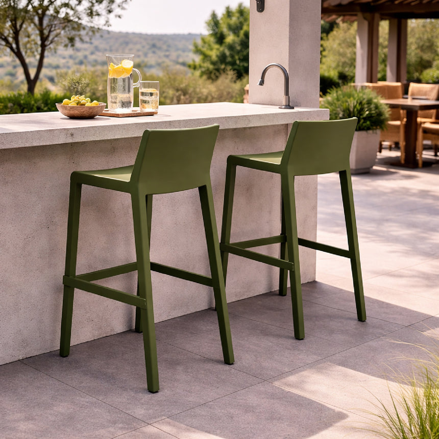 Minimalist Outdoor Bar Stool | Nardi Trill