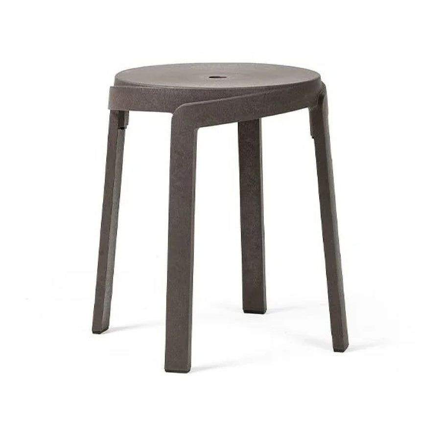 Regenerated Fiberglass Round Outdoor Stool | Nardi Stack Mini