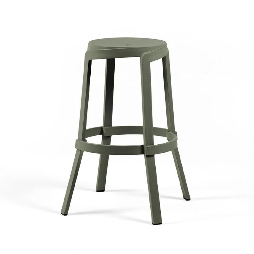 Regenerated Fiberglass Outdoor High Stool | Nardi Stack Maxi