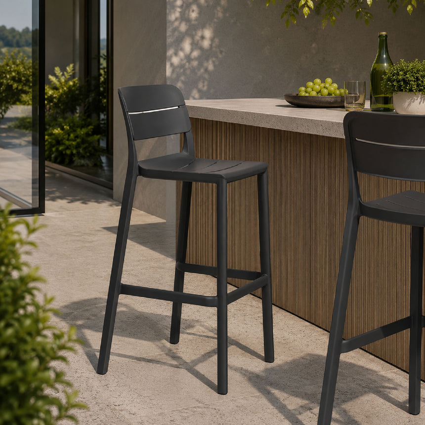 Fiberglass Outdoor Bar Stool | Nardi Cassia