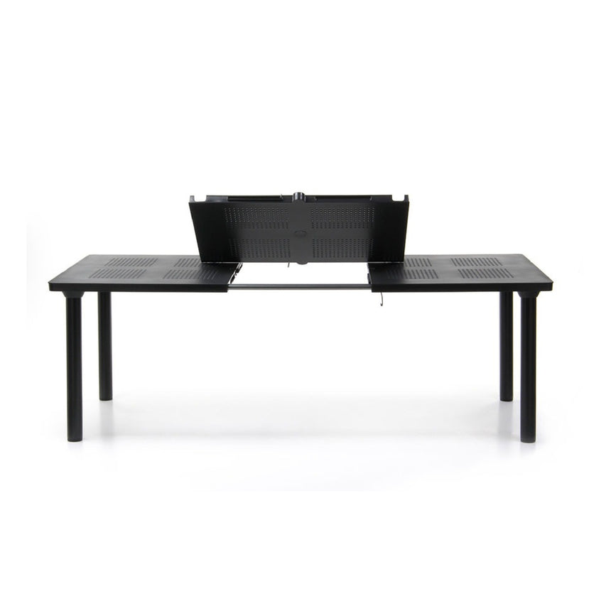 Extendable Outdoor Dining Table with Umbrella Hole | Nardi Libeccio