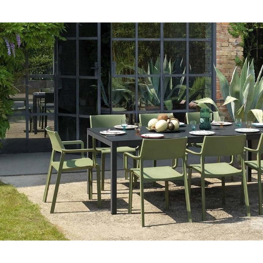 Aluminum Framed Extendible Outdoor Dining Table | Nardi Rio