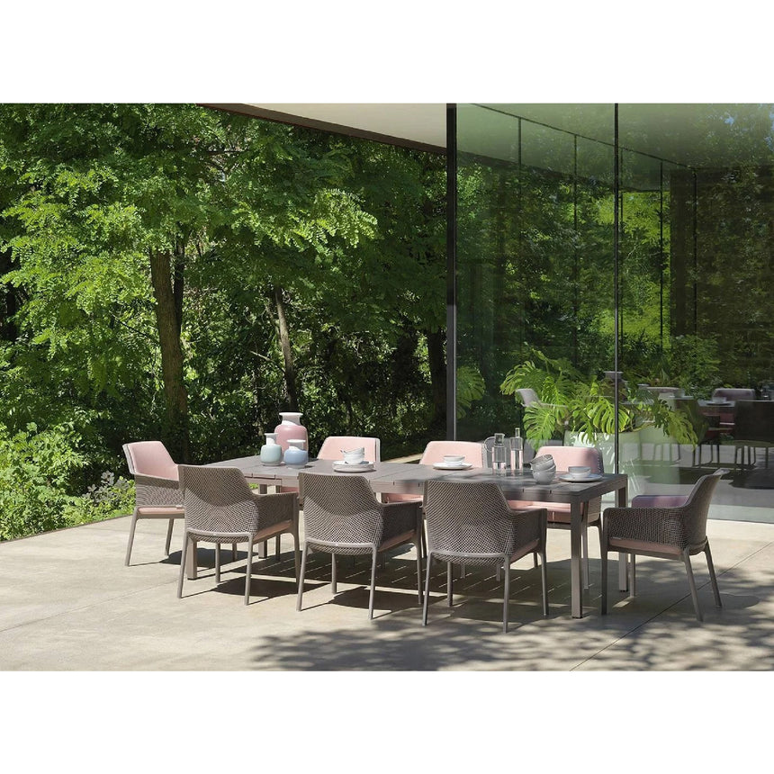 Aluminum Framed Extendible Outdoor Dining Table | Nardi Rio
