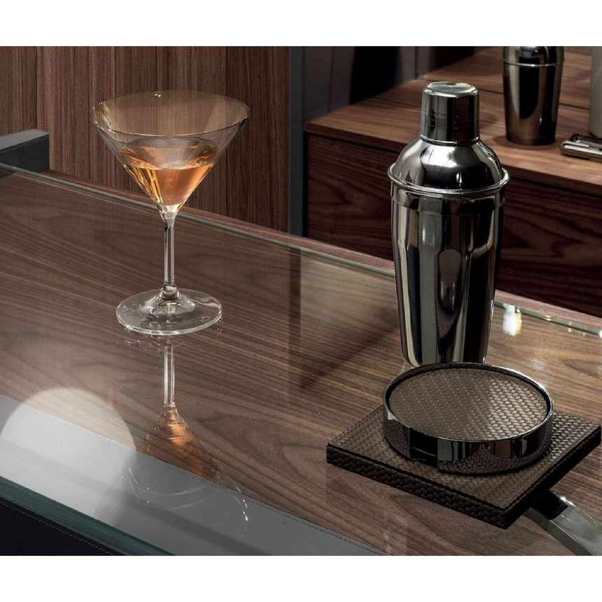 Leather Coaster Holder | Pinetti | Italianfurniture.com