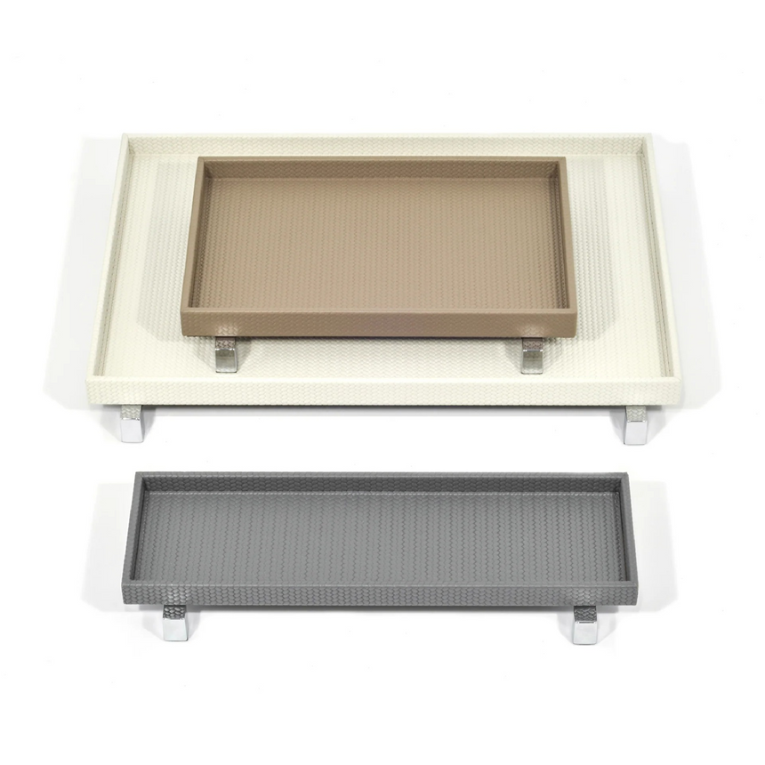 Metal Feet Leather Tray | Pinetti Rialto | Italianfurniture.com