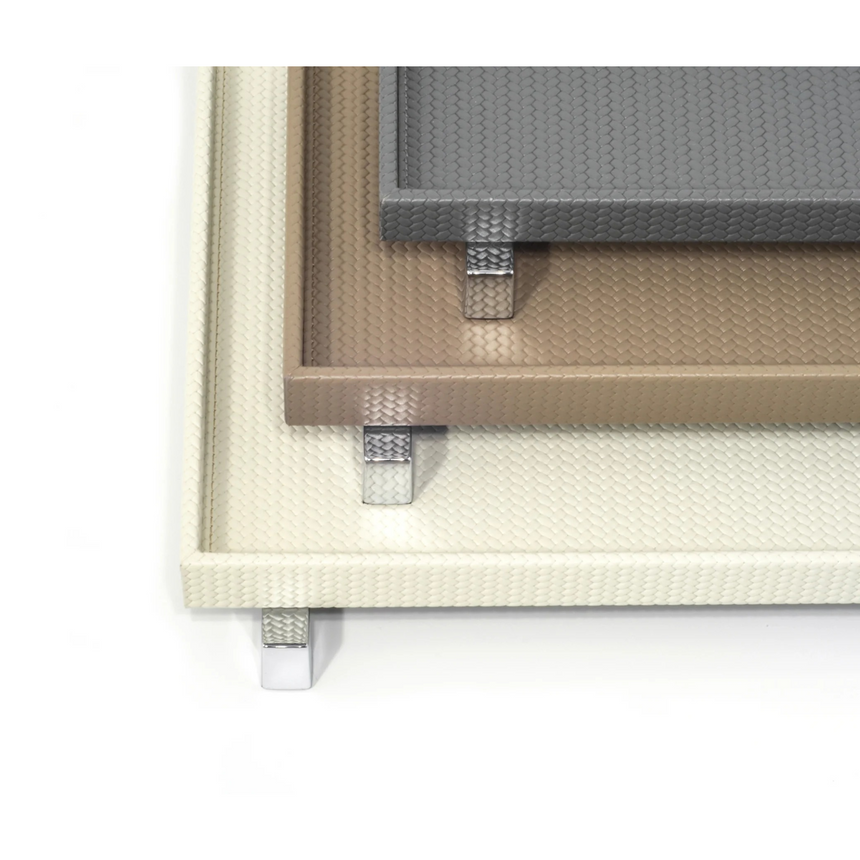 Metal Feet Leather Tray | Pinetti Rialto | Italianfurniture.com