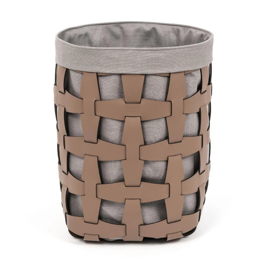 Woven Leather Outdoor Basket | Pinetti Hook | Italianfurniture.com