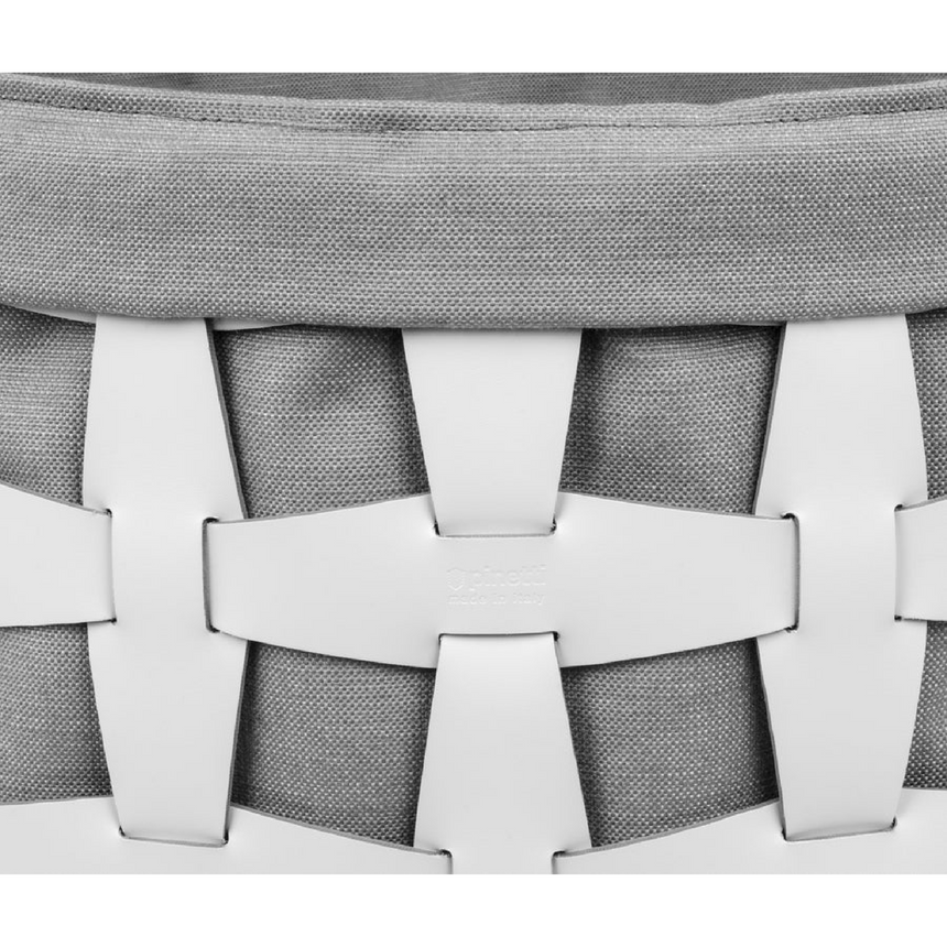 Handwoven Leather Basket L | Pinetti Hook | Italianfurniture.com