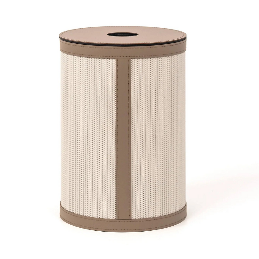 Leather Upholstered Paper Bin | Pinetti Roda | Italianfurniture.com