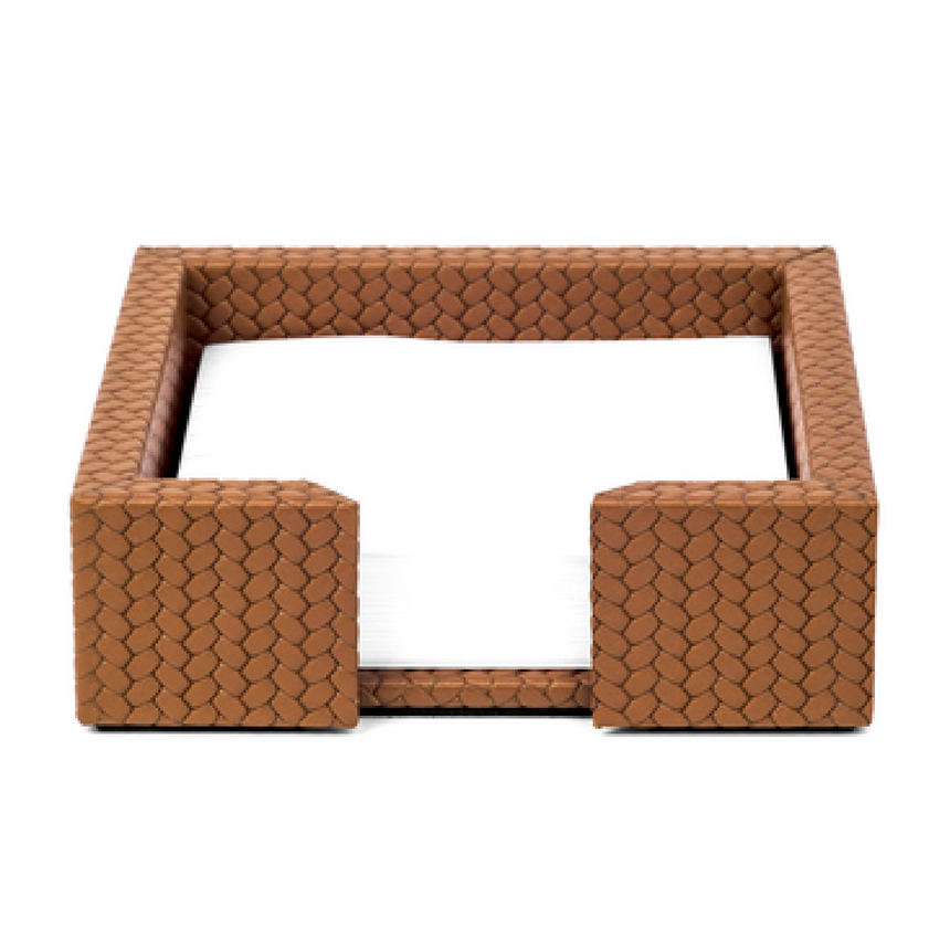 Rectangular Leather Paper Holder | Pinetti | Italianfurniture.com
