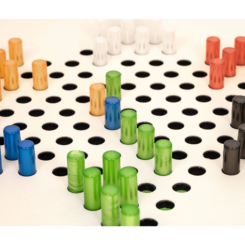 Leather Board Game | Pinetti Chinese Checkers | Italianfurniture.com