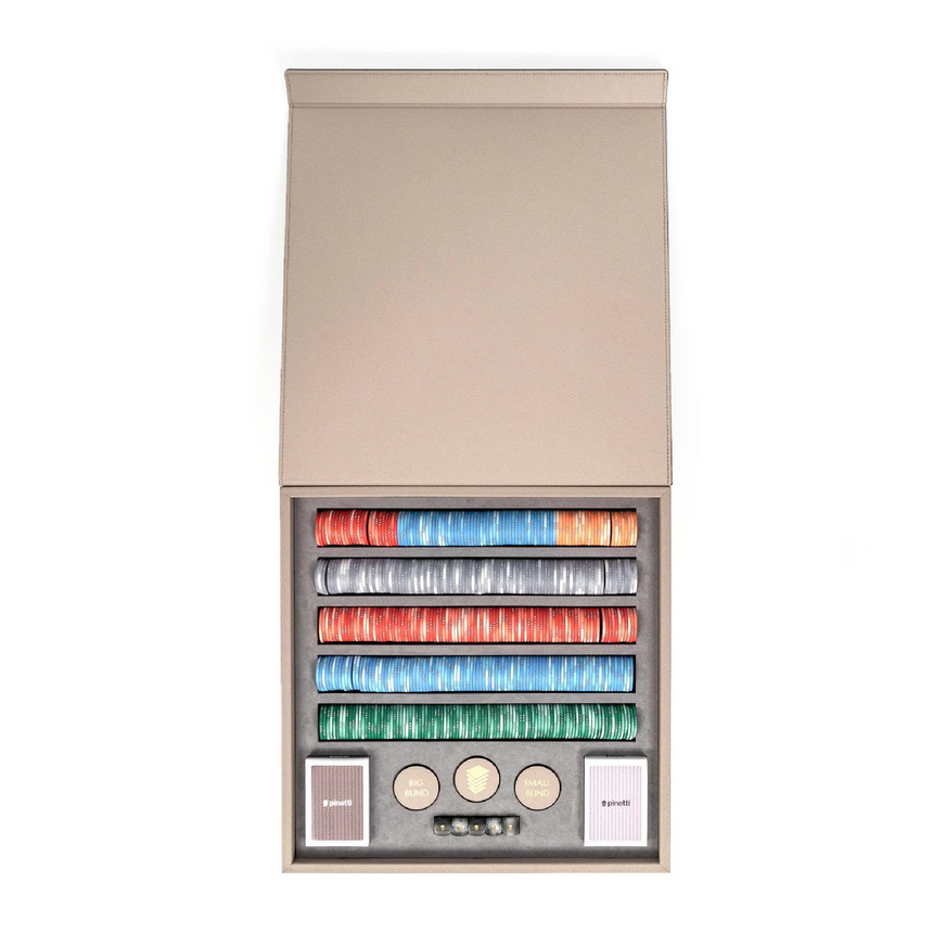 Calf Leather Poker Game Set | Pinetti