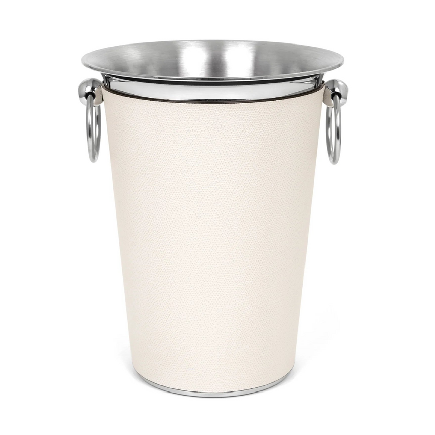 Leather Sleeve Steel Champagne Bucket | Pinetti | Italianfurniture.com